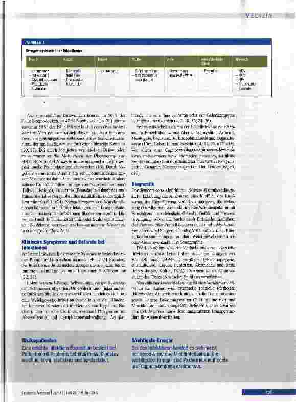Vorschauseite 5: Tierund Menschenbissverletzungen