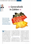 Vorschauseite 1: "Generalistik in Zahlen"