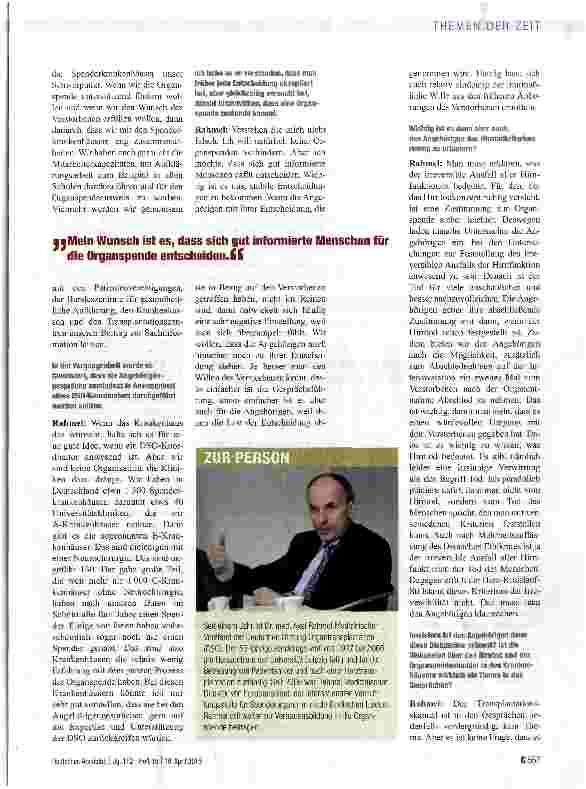 Vorschauseite 2: „Den Wunsch des Verstorbenen umsetzen