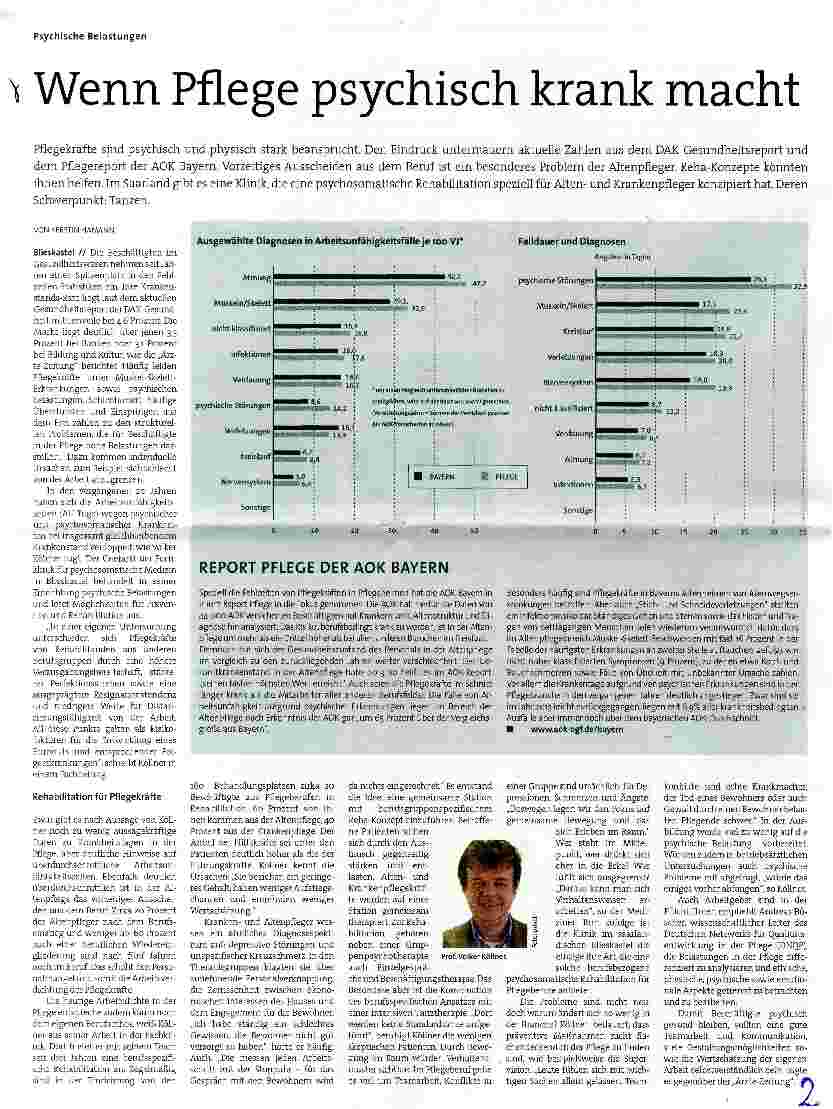 Vorschauseite 1: Wenn Pflege psychisch krank macht