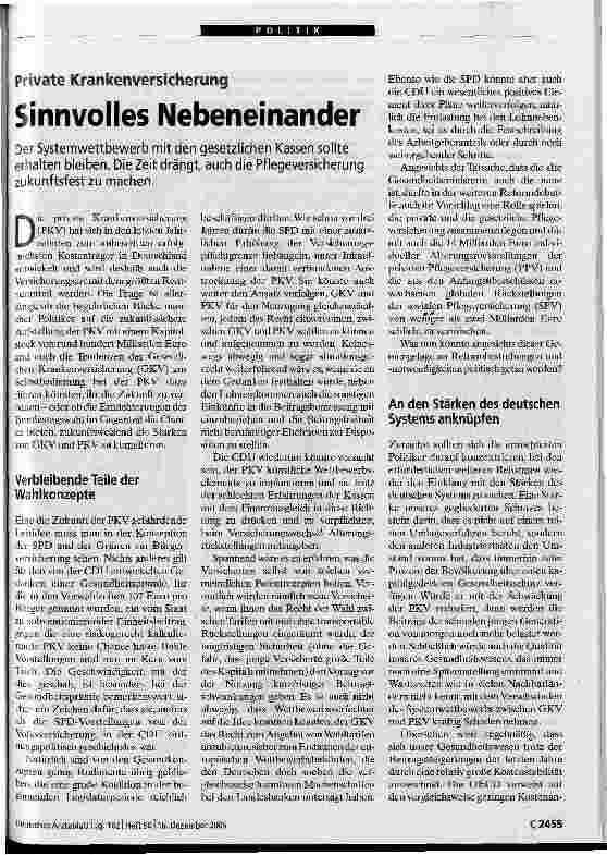 Vorschauseite 1: Sinnvolles Nebeneinander
