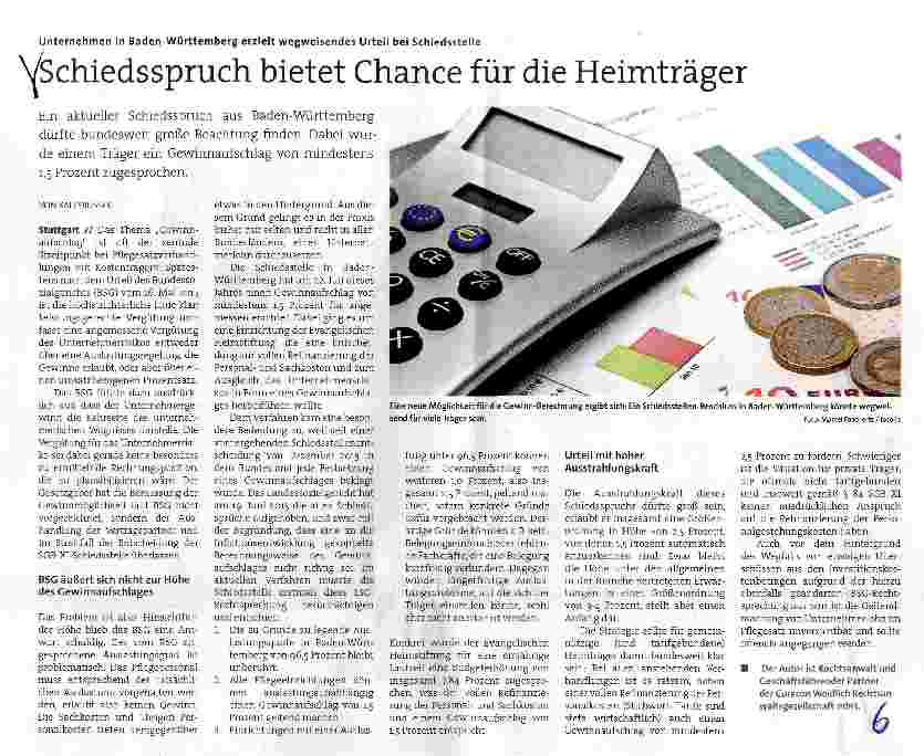 Vorschauseite 1: Schiedsspruch bietet Chance für die Heimträger