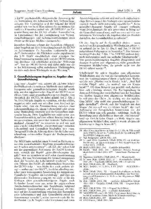 Vorschauseite 3: Neun Jahre Health-Claims-Verordnung -kein Ende der Kinderkrankheiten in Sicht