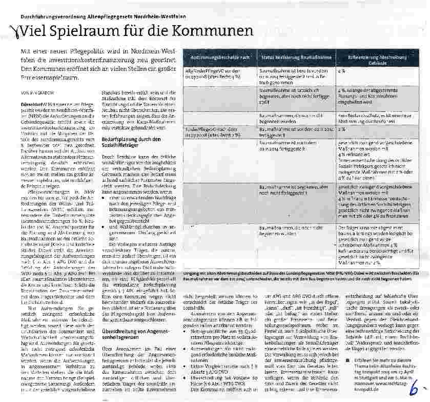 Vorschauseite 1: Viel Spielraum für die Kommunen