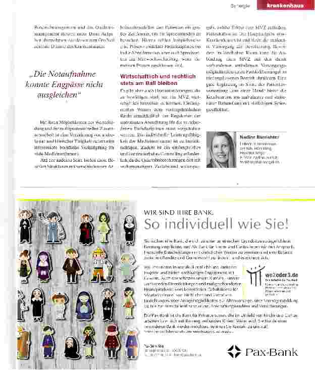 Vorschauseite 3: Medizinische Versorgungszentren - angebunden an Kliniken