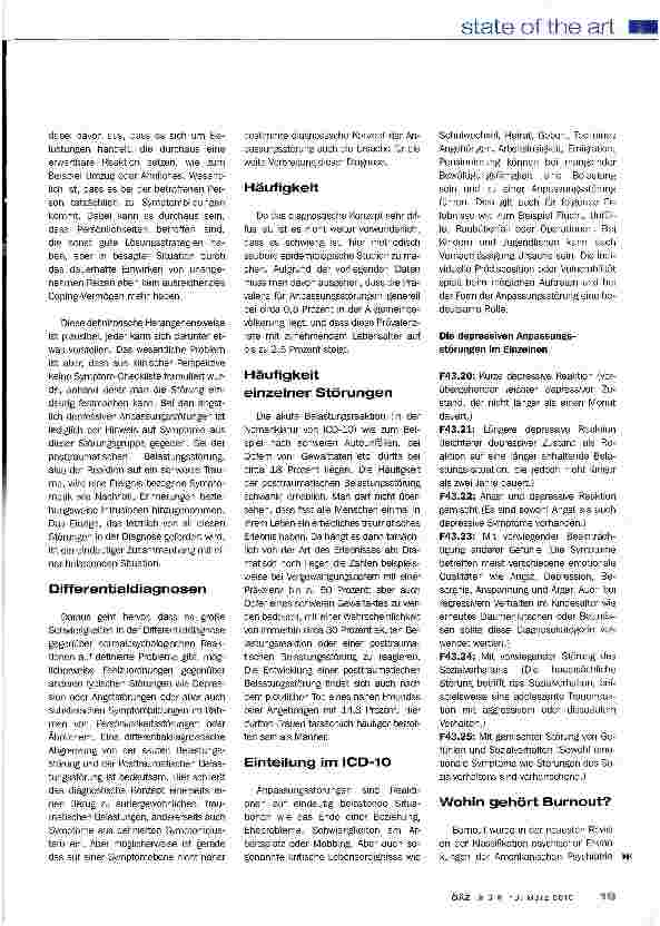 Vorschauseite 2: Depressive Anpassungsstörungen