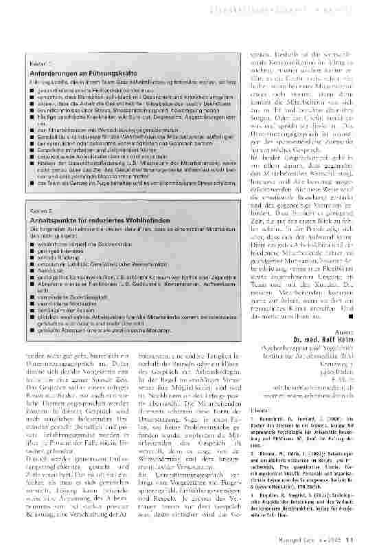 Vorschauseite 2: Gesundheitsförderung als Führungsaufgabe
