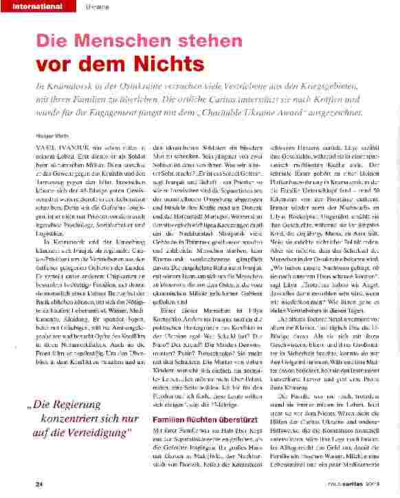 Vorschauseite 1: Die Menschen stehen vor dem Nichts