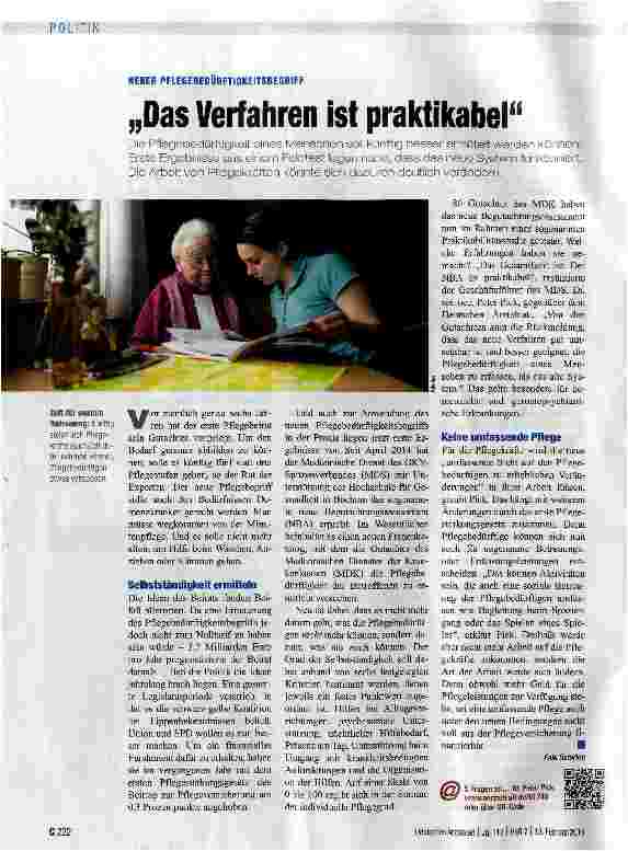 Vorschauseite 1: Das Verfahren ist praktikabel