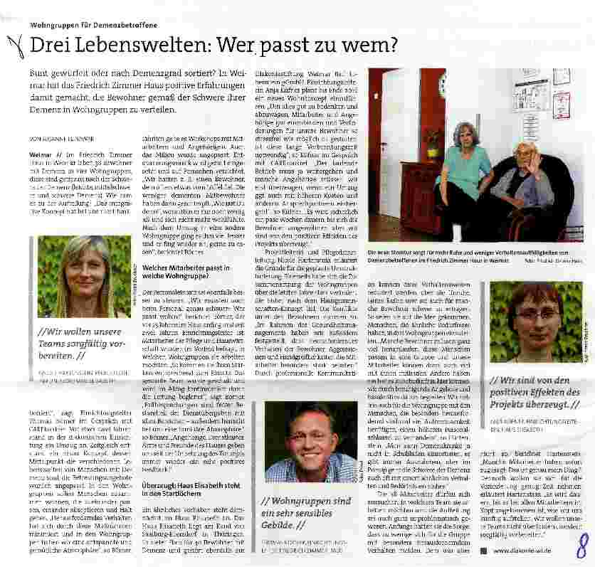 Vorschauseite 1: Drei Lebenswelten: Wer passt zu wem?