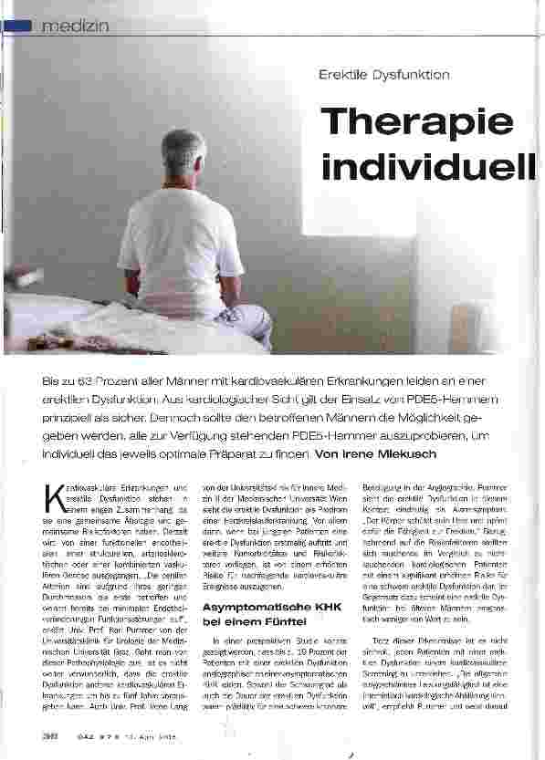 Vorschauseite 1: Therapie individuell anpassen