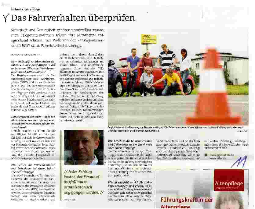 Vorschauseite 1: Das Fahrverhalten überprüfen