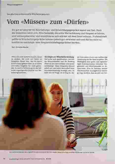 Vorschauseite 1: Das jährliche professionelle Mitarbeitergespräch: Vom „Müssen“ zum „Dürfen“