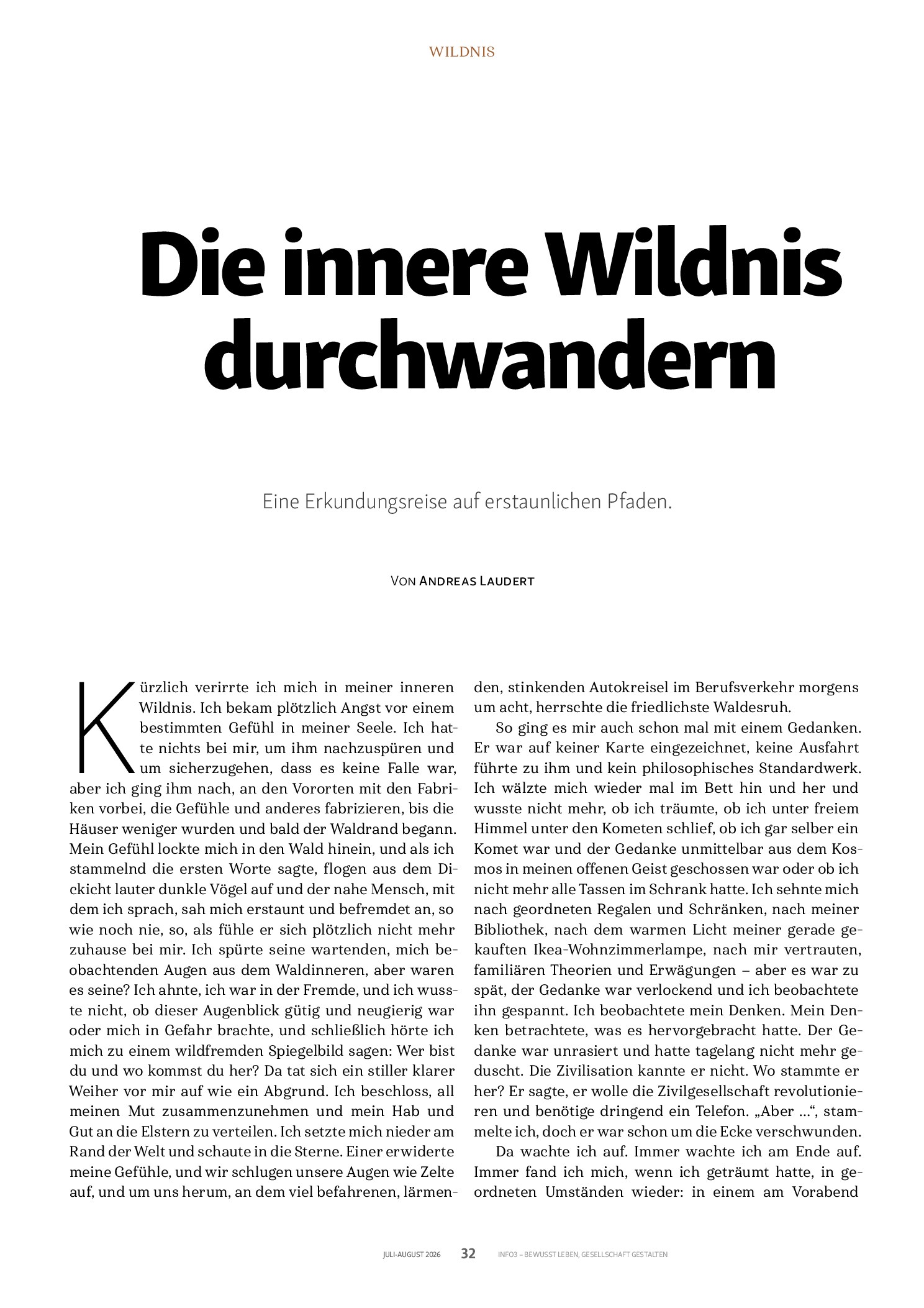 Vorschauseite 1: Die innere Wildnis durchwandern