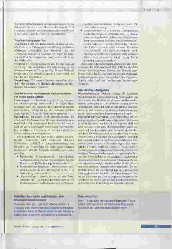 Vorschauseite 6: Pharmakotherapie chronischer neuropathischer Schmerzen