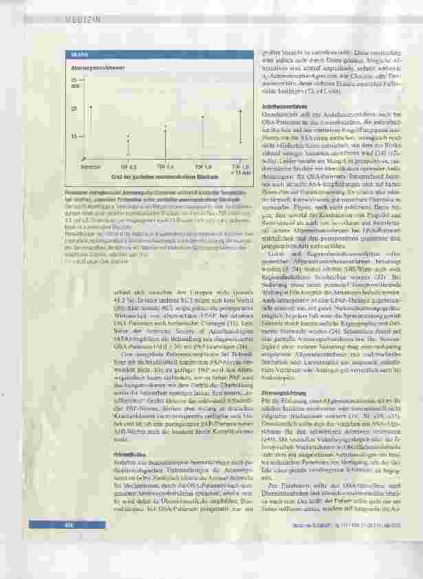 Vorschauseite 4: Obstruktive Schlafapnoe - ein perioperativer Risikofaktor
