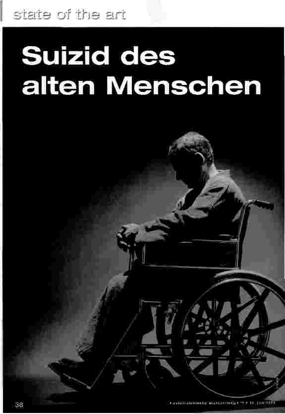 Vorschauseite 1: Suizid des alten Menschen