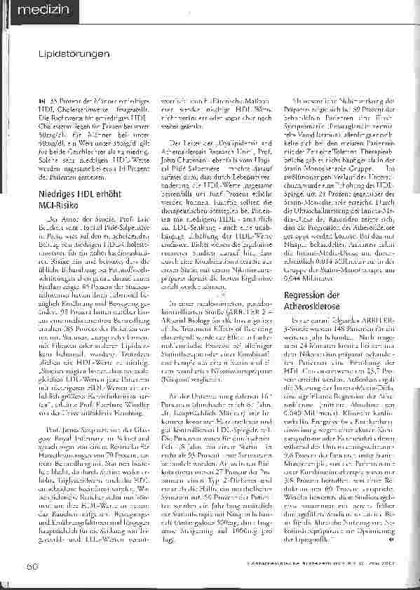 Vorschauseite 2: Lipidstörungen - Behandlungsstrategien überdenken