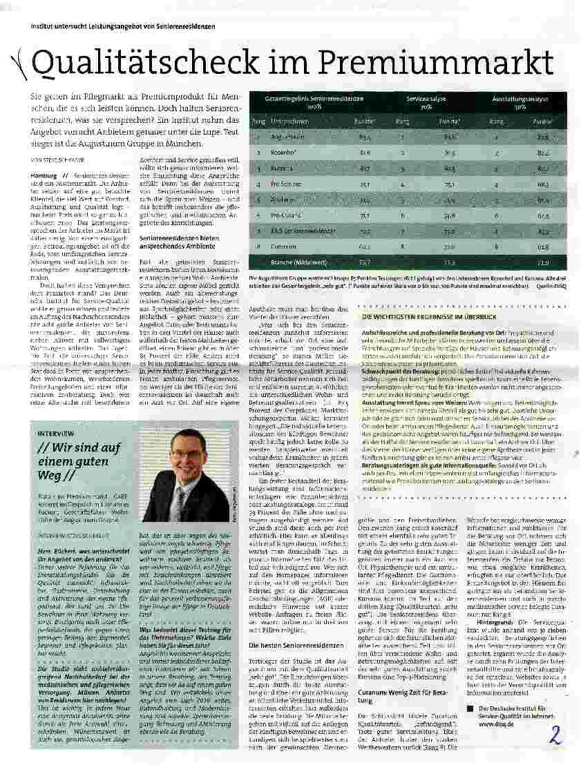 Vorschauseite 1: Qualitätscheck im Premiummarkt