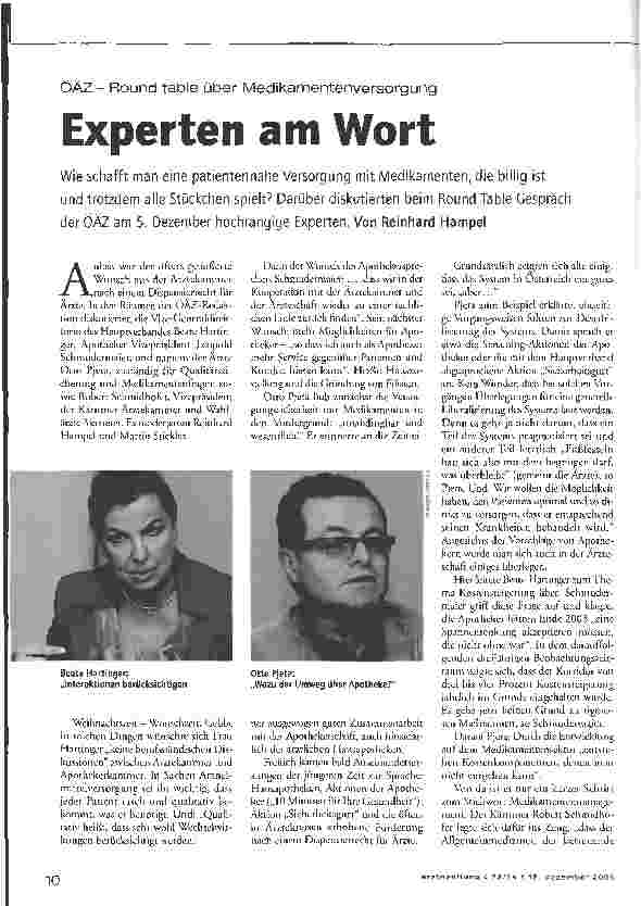 Vorschauseite 1: Experten am Wort