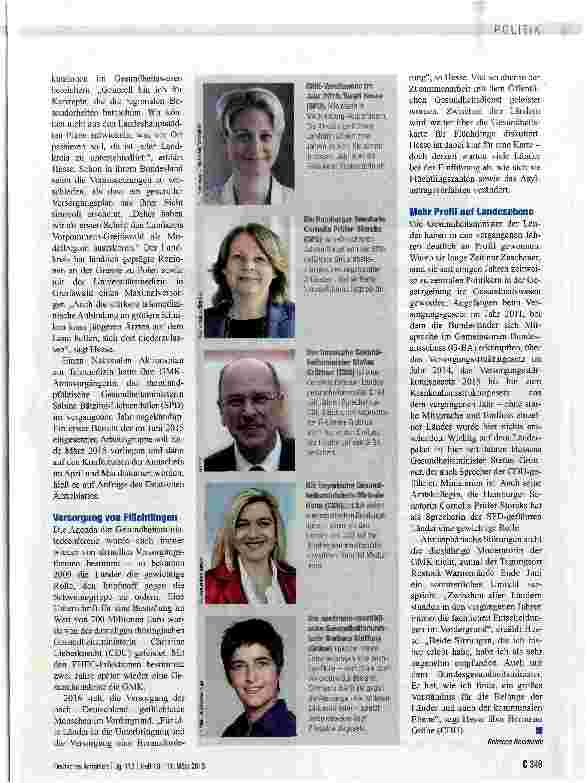 Vorschauseite 2: Den Gesundheitsdienst stärken
