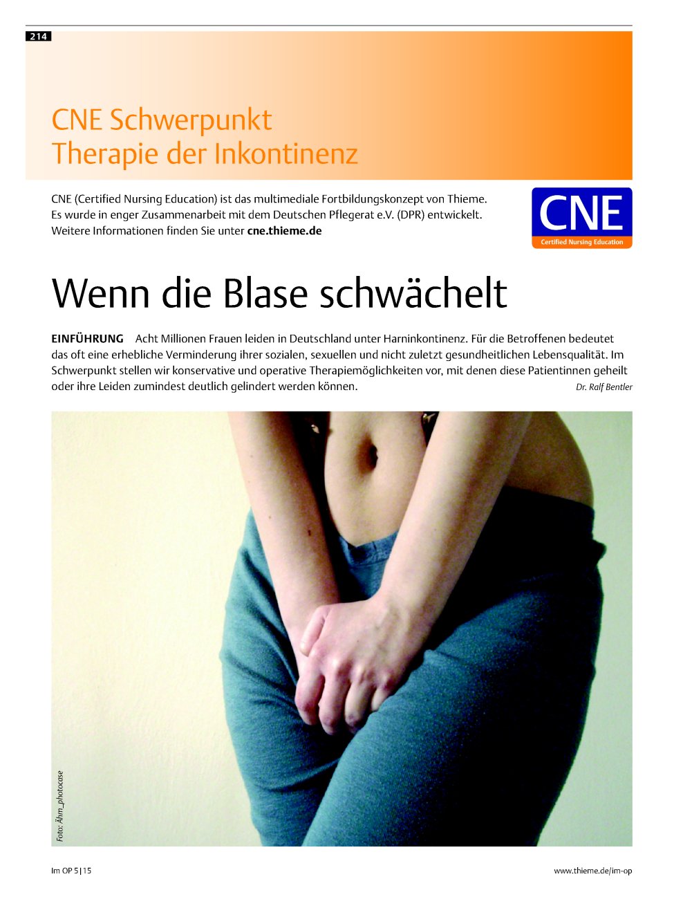 Vorschauseite 1: Wenn die Blase schwächelt
