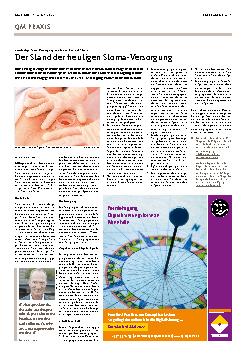 Vorschauseite 1: Der Stand der heutigen Stoma-Versorgung
