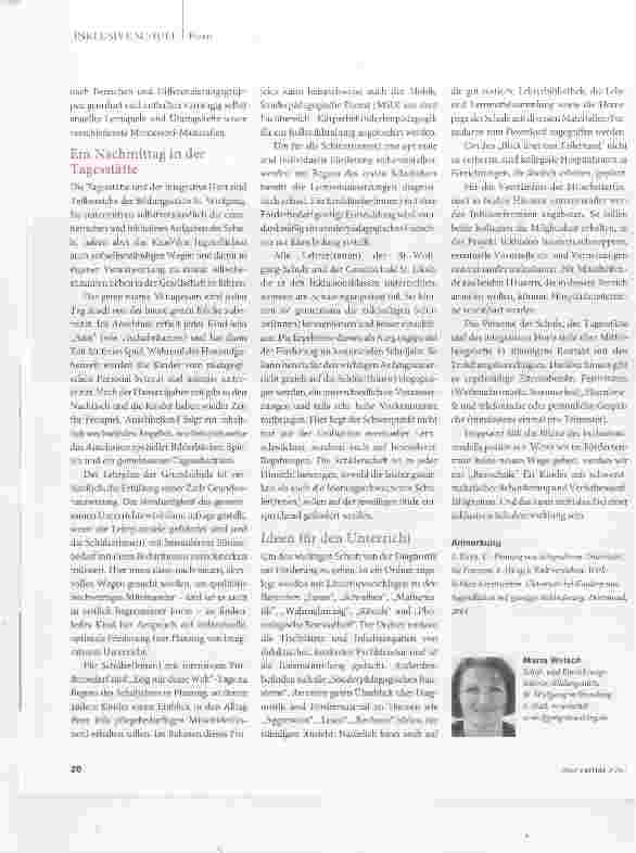 Vorschauseite 3: Inklusion will gelernt sein