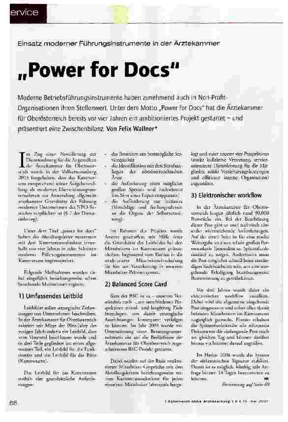 Vorschauseite 1: Power for Docs
