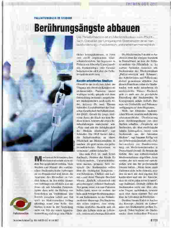 Vorschauseite 1: Berührungsängste abbauen