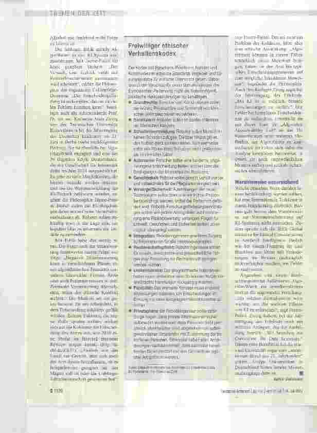 Vorschauseite 2: Systeme noch ohne Moral