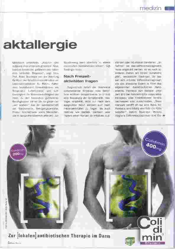 Vorschauseite 2: Oft aufgepfropft: Kontaktallergie
