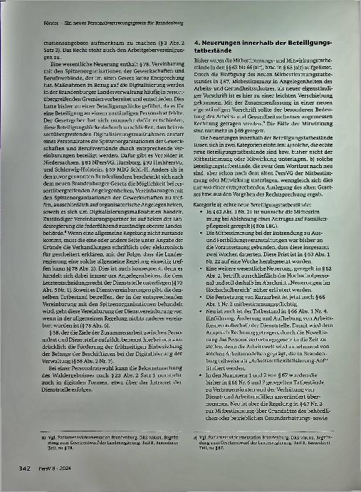 Vorschauseite 3: Ein neues Personalvertretungsgesetz für Brandenburg