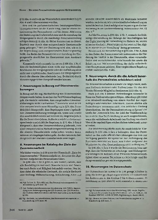 Vorschauseite 5: Ein neues Personalvertretungsgesetz für Brandenburg