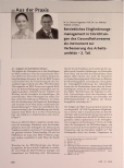 Vorschauseite 1: Betriebliches Eingliederungsmanagement in Einrichtungen des Gesundheitswesens als Instrument zur Verbesserung des Arbeitsumfelds - 2. Teil