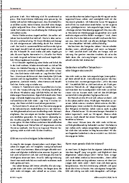 Vorschauseite 2: Altershalber reduzierter Betrieb! Altersdiskriminierung – wie schnell man in die Falle tappt.