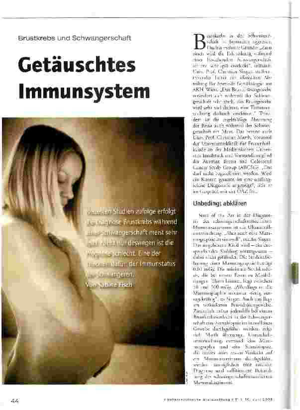 Vorschauseite 1: Getäuschtes Immunsystem