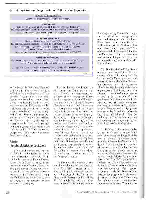 Vorschauseite 4: Krebs bei Kindern