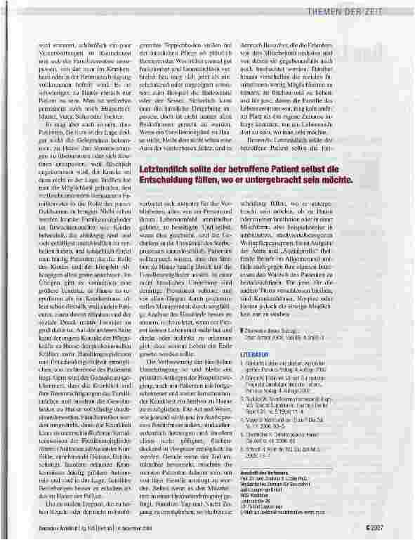 Vorschauseite 2: Der Wunsch und Wille des Patienten