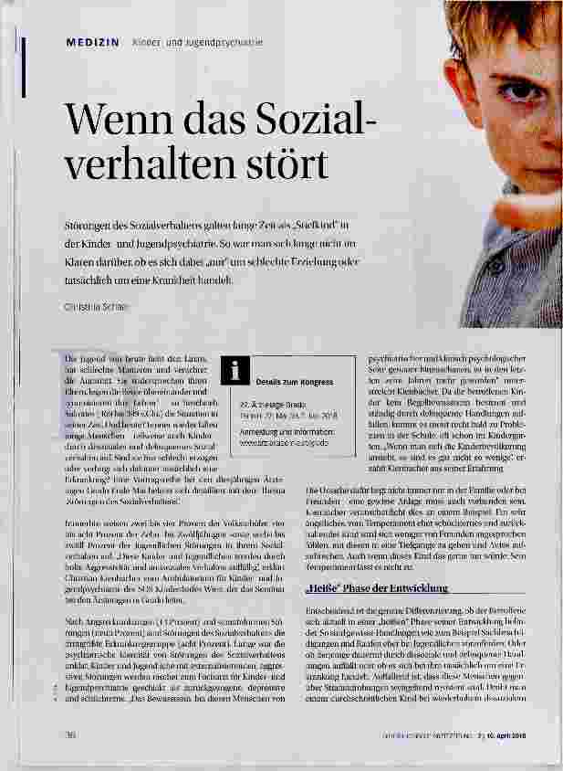 Vorschauseite 1: Wenn das Sozialverhalten stört