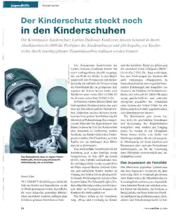 Vorschauseite 1: Der Kinderschutz steckt noch in den Kinderschuhen