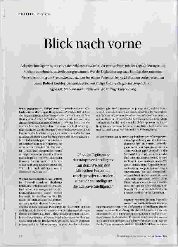 Vorschauseite 1: Blick nach vorne
