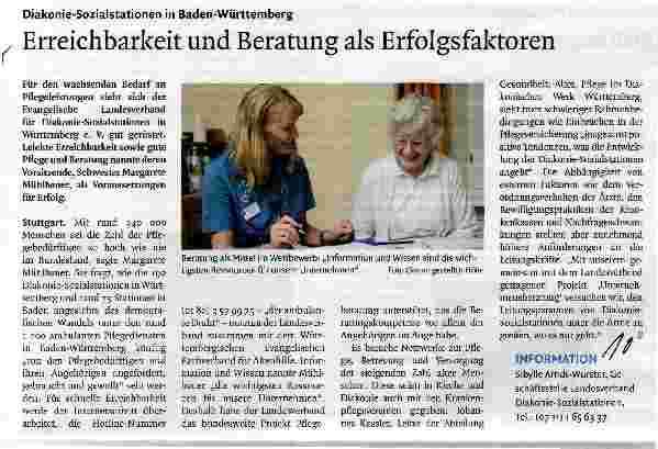 Vorschauseite 1: Erreichbarkeit und Beratung als Erfolgsfaktoren