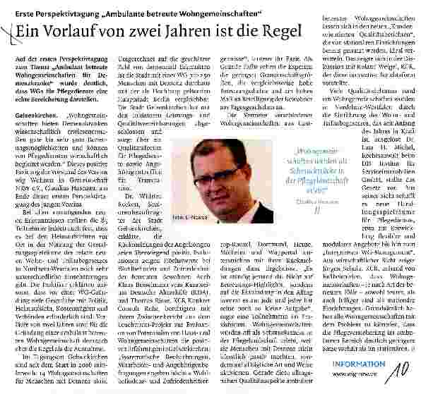 Vorschauseite 1: Ein Vorlauf von zwei Jahren ist die Regel