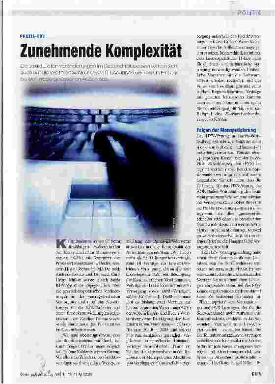 Vorschauseite 1: Zunehmende Komplexität