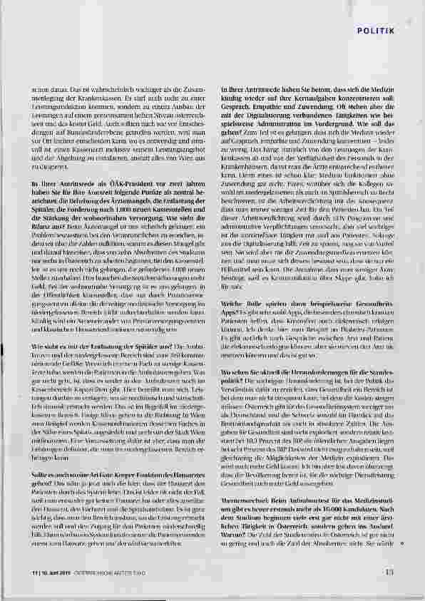 Vorschauseite 2: Solidar-System beibehalten und ausbauen
