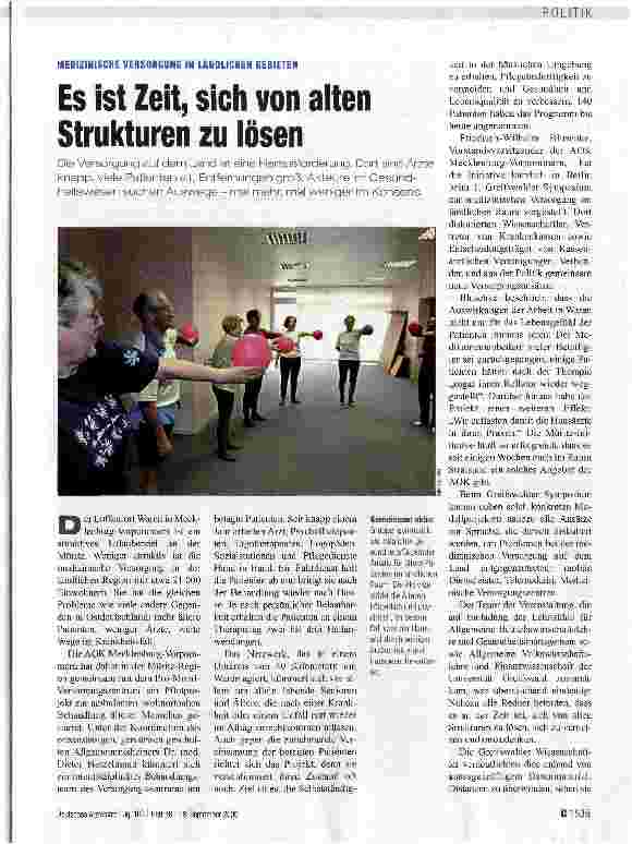Vorschauseite 1: Es ist Zeit, sich von alten Strukturen zu lösen