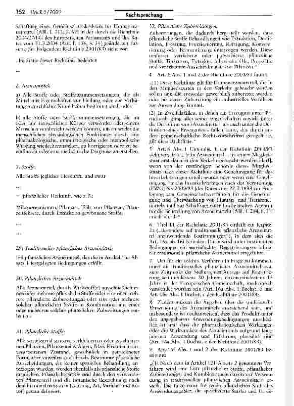 Vorschauseite 2: Genehmigung für das Inverkehrbringen von in anderen Mitgliedstaaten rechtmäßig als Nahrungsergänzungsmittel oder diätetische Erzeugnisse hergestellten oder auf den Markt gebrachte…
