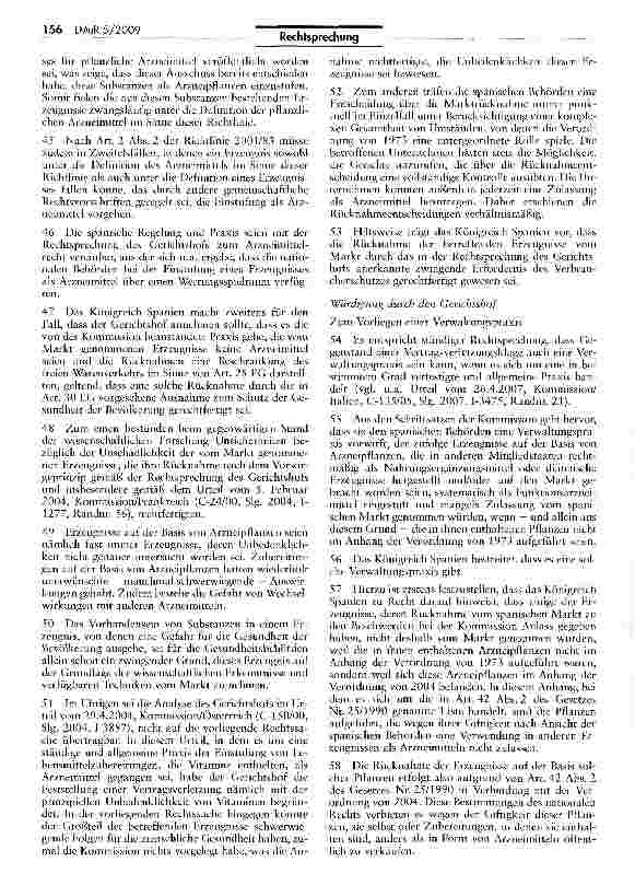 Vorschauseite 6: Genehmigung für das Inverkehrbringen von in anderen Mitgliedstaaten rechtmäßig als Nahrungsergänzungsmittel oder diätetische Erzeugnisse hergestellten oder auf den Markt gebrachte…