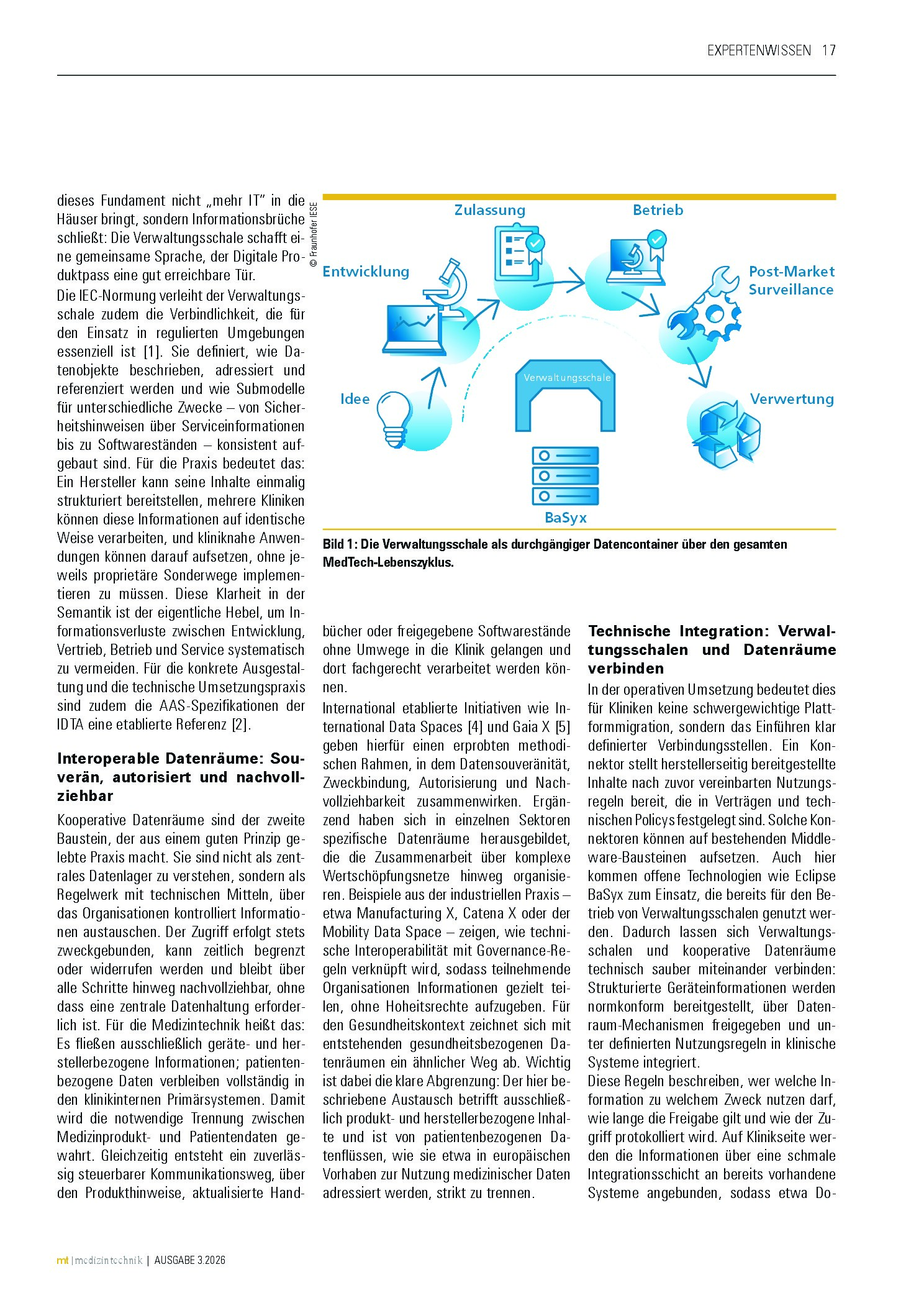 Vorschauseite 2: Industriestandard 4.0 in der Medizintechnik